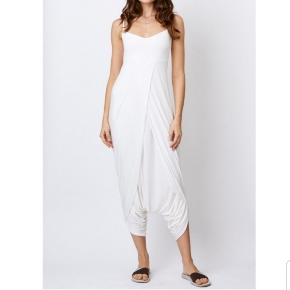 Mijo Michelle Jonas Marakesh White Harem Jumpsuit